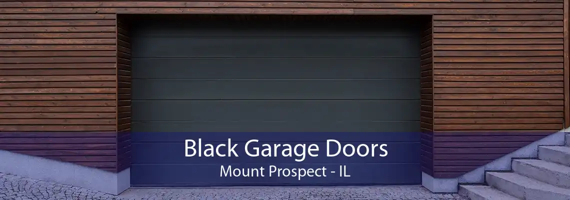 Black Garage Doors Mount Prospect - IL