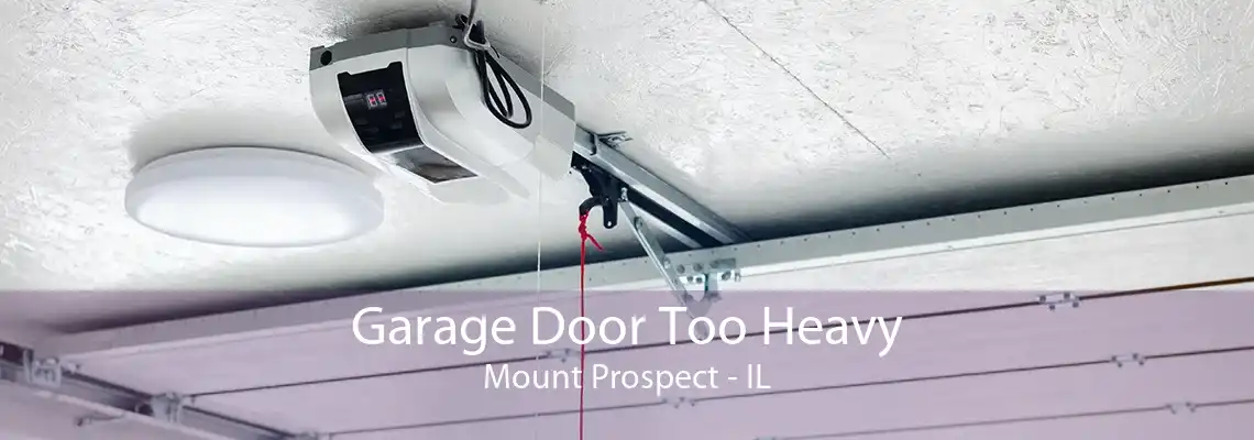 Garage Door Too Heavy Mount Prospect - IL