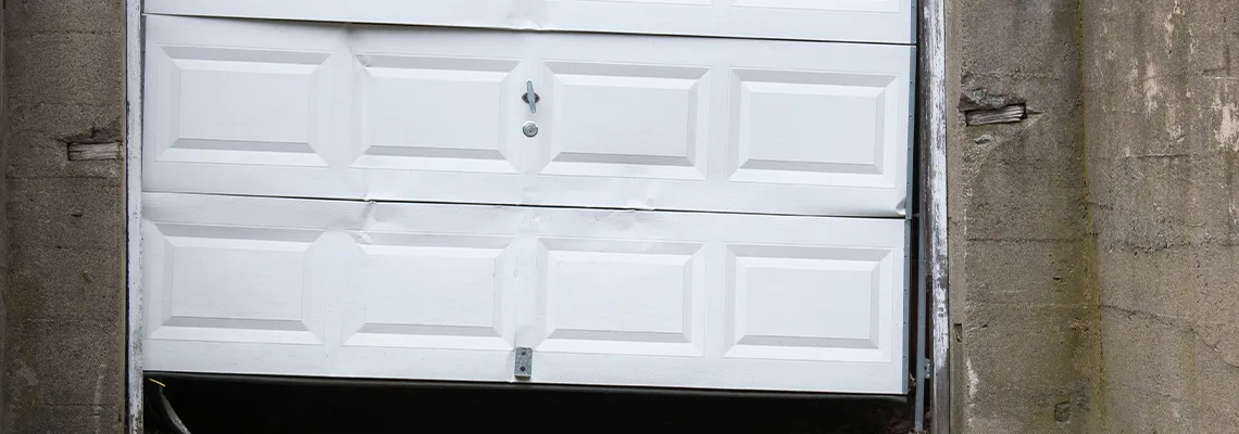 Garage Door Got Hit By A Car Dent Removal in Mount Prospect, IL