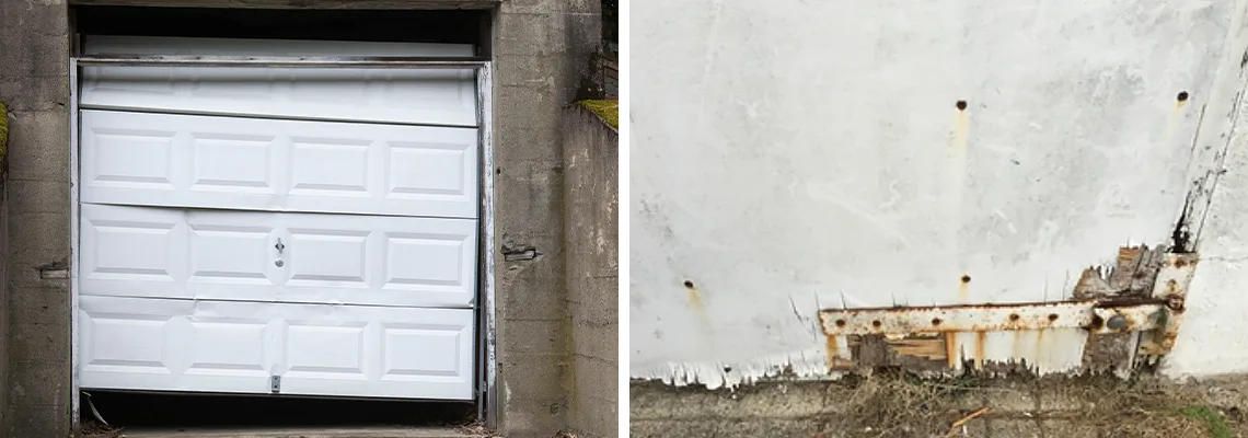 Rotten Commercial Garage Door Repair in Mount Prospect, IL